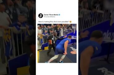 How did Steph make this shot? 😳