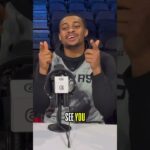 😂 Practicing the lyrics to one of the most popular songs on the Spurs pregame playlist