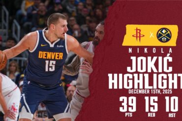 Nikola Jokić JOKMAS Triple-Double 🃏 | Highlights vs. HOU