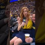 NBA Reporter Roasts Herself - Gainbridge Fieldhouse #nba #nbahighlights #indianapacers #funnyshorts
