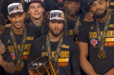 FULL New York Knicks NBA Cup Trophy Presentation