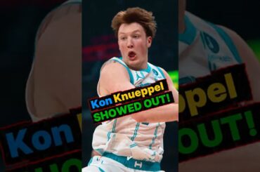 Kon Knueppel showed out! vs Cavaliers 🔥 #nba2025 #nba #konknueppel #charlottehornets #nbahighlights