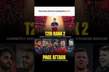 Rcb's Pace attack Is Looking Fiery 😮🔥🥶 #viratkohli #ipl #rcb #rcbians #rcbfans #shorts #pacers
