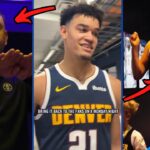 Denver Nuggets Locker Room Celebration After Nikola Jokic Makes TRIPLE-DOUBLE vs. Rockets!