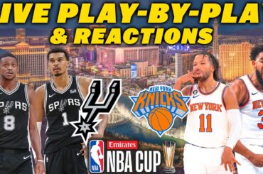 San Antonio Spurs vs New York Knicks | Live Play-By-Play & Reactions