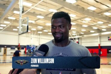 Zion Williamson on coming off the bench, team offense | Pelicans Practice 12/17/2025