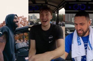 Kyrie Irving buys entire Mavs team custom golf carts for Christmas 🔥