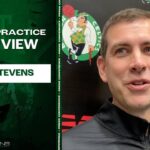Brad Stevens Gives a Jayson Tatum INJURY UPDATE | Celtics Practice