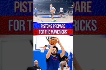 Pistons practice intensity before the Mavs showdown 💪 #nba #playoffs #basketball
