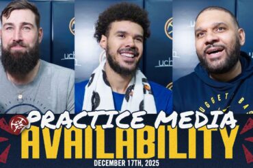 Denver Nuggets Practice Media | 12/17/25 🎙