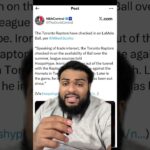 MAJOR NEWS! The Toronto raptors have checked in on Lamelo ball 👀