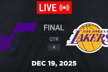 NBA LIVE! Los Angeles Lakers vs Utah Jazz December 19, 2025 | 2025 NBA Season Live 2K