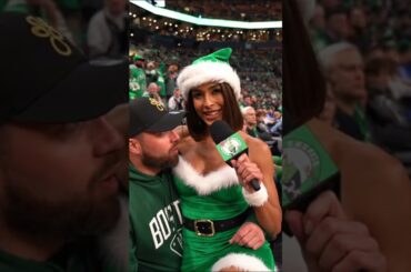 NBA Reporter Fan Interview - TD Garden #nba #nbahighlights #bostonceltics #funnyshorts #funnyvideo