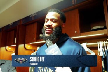 Saddiq Bey on Pelicans OT win, Kevin Durant | Pelicans-Rockets Postgame 12/18/25