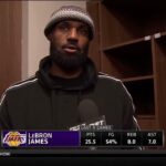 LeBron James POSTGAME INTERVIEWS | Los Angeles Lakers beat Utah Jazz 143-135