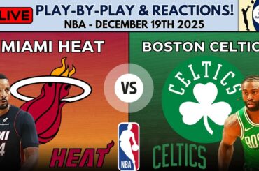 NBA: Miami Heat vs Boston Celtics (Live Play-By-Play & Reactions)
