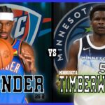 Oklahoma City Thunder Vs Minnesota Timberwolves LIVE Commentary Scoreboard | PLUS: Pre Game Coverage
