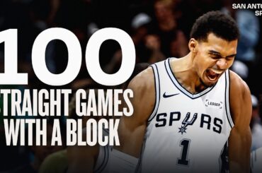 The Best Blocks of Wemby’s 100-Game Streak