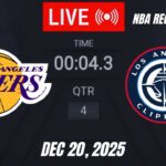 NBA LIVE! Los Angeles Lakers vs Los Angeles Clippers | December 20, 2025 | Lakers vs Clippers 2K26