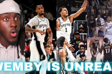 WEMBY WENT CRAZY IN 21 MINS.. Spurs Vs Hawks Highlights Reaction