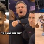 Anthony Edwards reacts to Chris Finch ejection and clutch plays vs OKC 😂