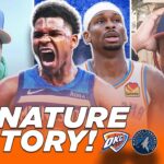 Wolves-Thunder Reaction: Anthony Edwards CLUTCH! OKC loses AGAIN? | The Dime With Josh and Kwab
