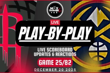 🔴LIVE - Houston Rockets vs Denver Nuggets - Play-By-Play & Reactions (12/20/25)