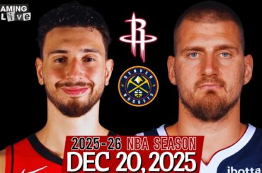 (LIVE) Nikola Jokic vs Alperen Şengün | Houston Rockets vs Denver Nuggets NBA Live Stream