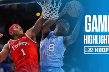 North Carolina vs. Ohio State | Highlights | Big Ten Men's Basketball  12/20/25