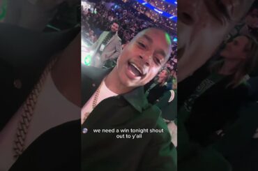 IT in the building 👀 #celtics #nba #shorts