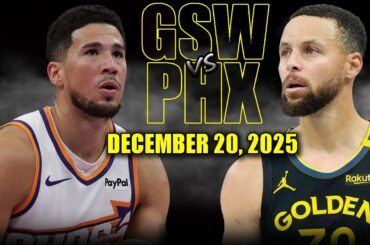 Golden State Warriors vs Phoenix Suns Full Game Highlights – December 20, 2025 | NBA Season