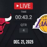 NBA LIVE! Los Angeles Lakers vs Chicago Bulls | Dec. 21, 2025 | Bulls vs Lakers NBA LIVE 2K26