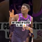 Ant clutch 3, then block & steal on SGA 😤