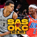 San Antonio Spurs vs OKC Thunder Full Game Highlights | 2025 NBA Cup Semifinals