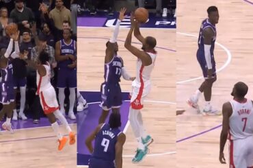 Dennis Schroder game winner vs Rockets then stares down KD after he misses