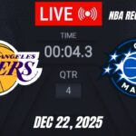 NBA LIVE! Los Angeles Lakers vs Orlando Magic | December 22, 2025 Lakers vs Magic Live NBA 2K26