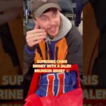 out here making spirits bright with chris briney ✨🎁 #nba #nyknicks #jalenbrunson