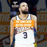 The Phoenix Suns Effort MUST Be A LOT Better 🗣️ #nba #phoenixsuns #devinbooker