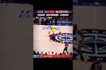 Kawhi Strips LeBron, Then Goes for a Huge Vintage Dunk…🫡 Lakers vs Clippers #nba #shorts