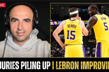 Laker Injuries Piling Up | Thoughts On LaRavia | Lebron Looking Better