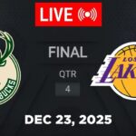 NBA LIVE! Los Angeles Lakers vs Milwaukee Bucks December 23, 2025 | 2025 NBA Season Live 2K