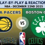 NBA: Indiana Pacers vs Boston Celtics (Live Play-By-Play & Reactions)