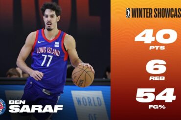 Ben Saraf Was BALLIN' as He Scores a CAREER-HIGH 40 PTS in Nets Showcase Finale!