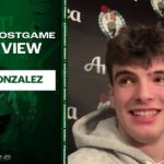 Jayson Tatum CRASHES Hugo Gonzalez Postgame Interview | Celtics vs Pacers 12-22