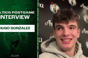 Jayson Tatum CRASHES Hugo Gonzalez Postgame Interview | Celtics vs Pacers 12-22