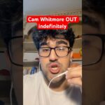 Wizards F Cam Whitmore OUT indefinitely