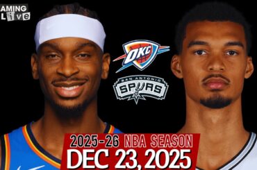 (LIVE) SGA vs WEMBY | Oklahoma City Thunder vs San Antonio Spurs NBA Live Stream