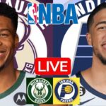 LIVE: MILWAUKEE BUCKS vs INDIANA PACERS | NBA | PLAY BY PLAY | SCOREBOARD