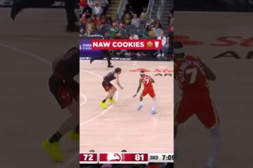 Save some for Santa, Nickeil! #nba #hawks #nickeilalexanderwalker #steal #cookies #defense