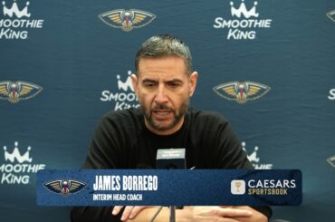 James Borrego | Pelicans-Cavaliers Postgame interview 12/23/25